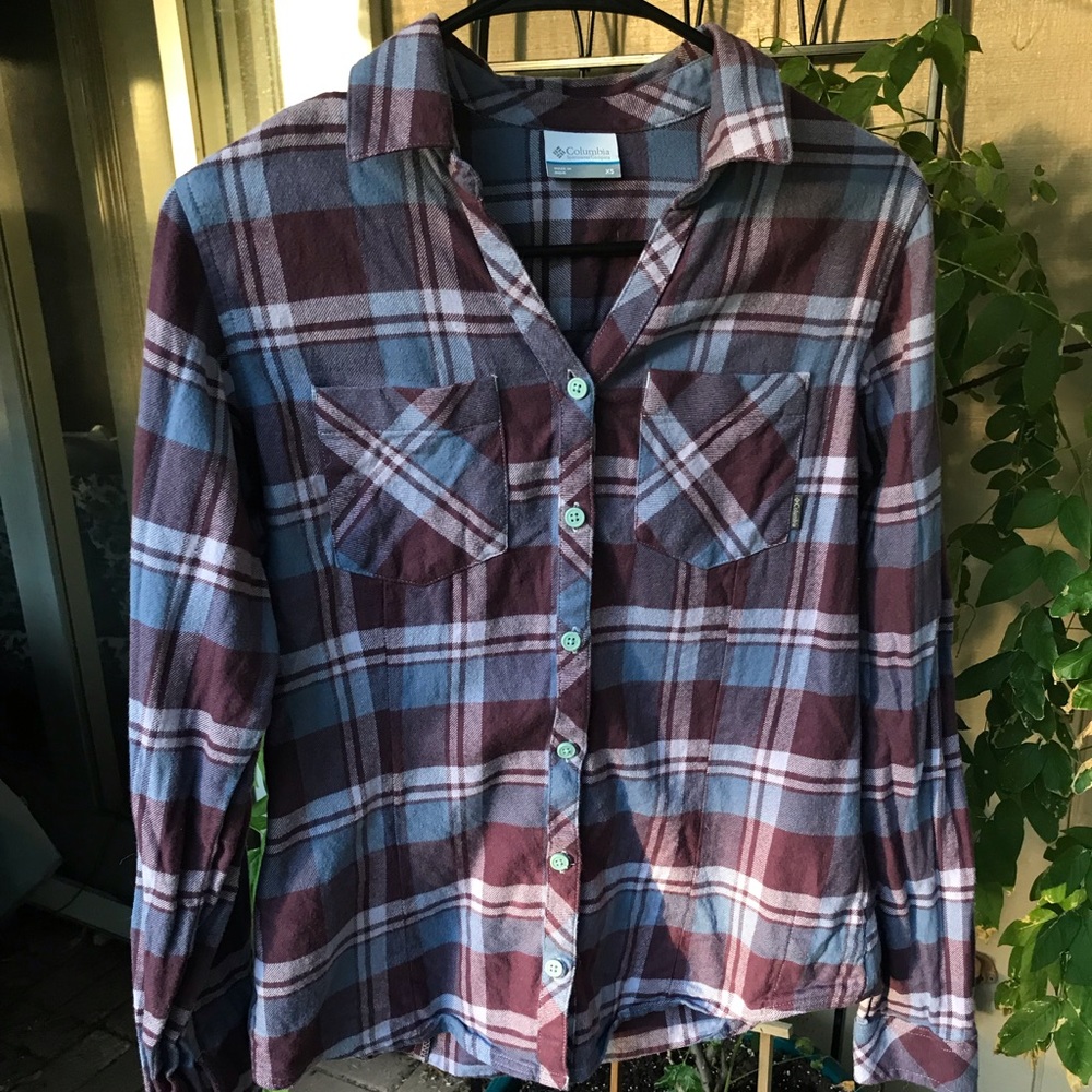 Columbia Plaid Button Down